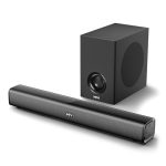 Mivi Nex 100 Sound Bar for Smart TV | 90W 2.1 Channel Home Theatre Speaker with Subwoofer | Bluetooth v5.3 | Deep Bass | Music System for Wireless | Speaker Home Theatre | Made in India