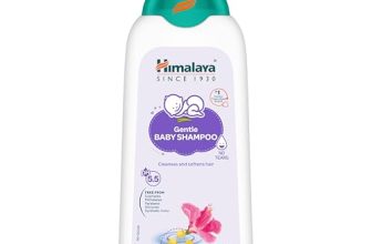 Himalaya Gentle Baby Shampoo (400 ml)| Tear-free formula|with hibiscus, chickpea, and vetiver|Cleanses, softens, and nourishes hair|No Parabens|No SLS|No SLES|No synthetic colors