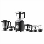Butterfly Ziera Chrome with Coarse Grinding Jar 750 W Juicer Mixer Grinder(Zeira Chrome | 6 Jars | Black with Chrome)