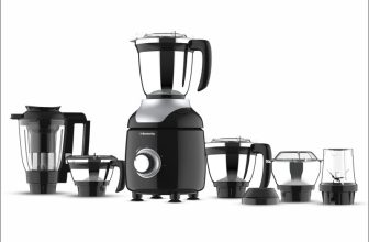 Butterfly Ziera Chrome with Coarse Grinding Jar 750 W Juicer Mixer Grinder(Zeira Chrome | 6 Jars | Black with Chrome)