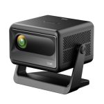 Boat CineHead E1 Smart Projector with Built-in Netflix & Prime Video, 150 ANSI Lumens, Native 720p with 1080p & 4K Support, Vertical Keystone, 3W Speaker, Adjustable Stand (Carbon Black)