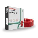 Anchor by Panasonic 1.5 mm COPAPro FR Electrical Wire, 90 Meter Fire Resistant Single Core PVC insulated Pure Copper Wire, Anti Rodent Anti Termite Flexible Wire for Connections (RED, 96139RD)