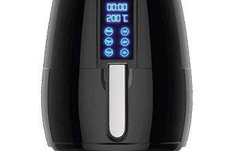Havells Air Fryer Prolife Digi with 4L Capacity | Digital Touch Panel | Auto On/Off | 60 Min Timer | Basket Release Button | Air Filtration System | 2 Yr Warranty, Black|1230W