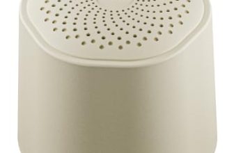 HAMMER Drop Go Portable Indoor Bluetooth Speaker | 5W RMS Output | Bluetooth 6.0 | Up to 32H Playtime | Twin Pairing | Made in India | Type-C Fast Charging | Built-in Mic | TF Card, USB Support- Beige