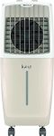 Havells Kalt 24L Personal Air Cooler for home | Powerful Air Delivery | Low Noise, Knob Panel | Everlast Pump | 4 Way Air Deflection | High Density Honeycomb Pads | Heavy Duty (White/Champagne Gold)