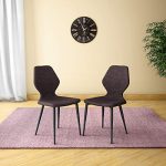 Interio by Godrej Pangram 4-Seater Fabric L-Shape Sofa with Storage, 3-Year Warranty, Solid Wood, Dark Brown