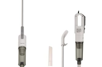 Lifelong 2-in-1 Handheld & Stick Vacuum Cleaner | 14KPA Suction | HEPA Filter | 3 Cleaning Heads for Dust Mite, Bed, Sofa, Floor | Click Lock Detachable Dust Cup | For Home Use Dry Vacuuming (LLVC922)