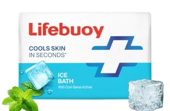 LIFEBUOY Ice Bath Soap Combo Pack of 5, 125g each, for Rapid Heat Relief, with Menthol and Cool Sense Actives, Refreshing Fragrance, Designed for Indian Summer, for Men and Women