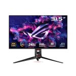 ASUS ROG Swift 32” 4K OLED Gaming Monitor (PG32UCDM) – UHD (3840 x 2160), QD-OLED, 240Hz, 0.03ms, G-SYNC Compatible, Custom Heatsink, Graphene Film, 99% DCI-P3, True 10-bit, 90W USB-C