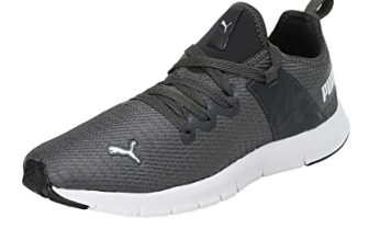 Puma Mens Glanza v2 Dark Shadow-White Sneaker – 8UK (38878705)