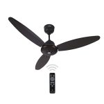 ACTIVA Gracia BLDC Ceiling Fan 1200mm – Smoke Brown, 28W Energy Saving, 3 Blade High Speed with LED Light, Silent Operation, 5 Star Rated, Remote Control, 5 Year Warranty