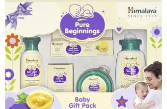 Himalaya Ghee Baby Gift Pack of 5|Moisturizing Skincare Regime|Curated for Gifting|Himalaya Ghee Baby Wash, Bar, Lotion, Cream, Rash Relief Cream|Dermat Tested|Safe from Day 1