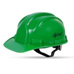 Aktion AK H02_WHT Safety Helmets Rachet Type, Color: Green, Pack of 15, IS 2925:1984