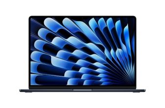Apple 2026 MacBook Air 15″ Laptop with M5 chip: AI and Apple Intelligence, 38.91 cm (15.3″) Liquid Retina Display, 16GB Unified Memory, 512GB SSD Storage, 12MP Center Stage Camera, Touch ID; Midnight