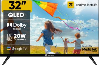 realme TechLife 80 cm (32 inch) QLED HD Ready Smart Google TV 2026 Edition(32HDGQRASOQ)