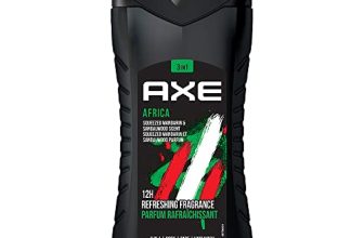 AXE Africa 3 In 1 Body, Face & Hair Wash For Men, Long-Lasting Refreshing Mandarin & Sandalwood Fragrance For Up To 12Hrs, Natural Ingredients, No Parabens, Dermatologically Tested, 250Ml