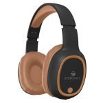 ZEBRONICS Thunder (2026 Upgrade) Wireless Headphones, BT v6.0, True 60 hrs Playback, 40mm Drivers, ENC, Gaming Mode, Dual Pairing, AUX & microSD, Rapid Charging, Call Function (Brown)