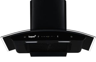 Livpure Avian 90 cm | Curved Glass | 1450 m³/hr Suction | Filterless | Touch & Gesture Control | Low Noise | 10 Years Motor + 2 Years Comprehensive Warranty | Black