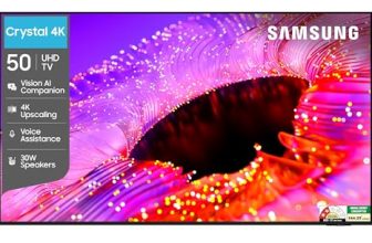 Samsung 50 inches Crystal UHD 4K Samsung Vision AI Smart TV UA50UE83AHULXL