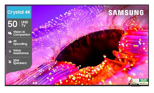 Samsung 50 inches Crystal UHD 4K Samsung Vision AI Smart TV UA50UE83AHULXL