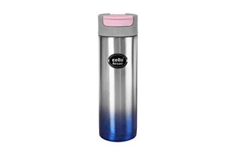 Cello Nexon Insulated Flask | Hot and Cold Stainless Steel Water Bottle | Leak Proof & Break-Proof Water Bottle | Double Walled Carry Flask for Travel, Home, Office, School | 550ml, Blue