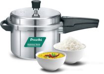 Preethi Neo 5L Stainless Steel Outerlid Pressure Cooker (PC 018) 5 L Outer Lid Induction Bottom Pressure Cooker(Stainless Steel)