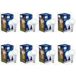 Philips Base B22 12-Watt (Pack of 8, Cool Day Light)
