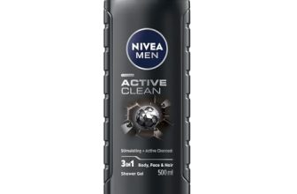 NIVEA MEN Active Clean Shower Gel,500 ml (Pack of 1)