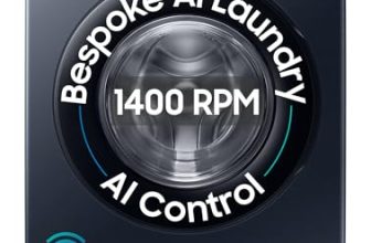 Samsung 12 kg, 5star, AI Control, AI Ecobubble, Super Speed, Wi-Fi, Hygiene Steam with Inbuilt Heater, Digital Inverter, Fully-Automatic Front Load Washing Machine (WW12DG6B24ASTL, Navy)