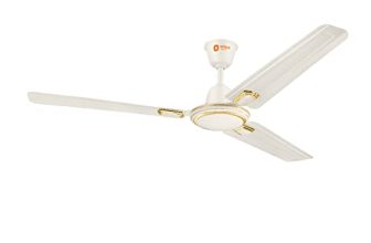 Orient Electric 1200 mm Pacific Air Déco| Decorative ceiling fan | Powerful airflow| BEE 1 Star Rated | 2-year warranty | Ivory Gold, pack of 1