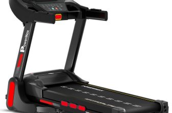 Powermax Fitness TDM-98 4HP Motor 110kg Foldable & Shock Absorption for Home Treadmill (Max Weight:110 kg)