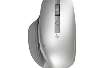 HP 930 Creator Wireless Mouse, USB-A dongle, Bluetooth 5.1, 7 programmable Buttons, Up to 4000 dpi, Pair up to 3 Devices, Rechargeable 12-Week Battery, 3-Year Warranty, 0.13 kg, Silver, 1D0K9AA