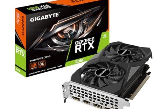 Gigabyte GeForce RTX 3050 WINDFORCE OC 6G 6GB GDDR6 Graphics Card GV-N3050WF2OC-6GD