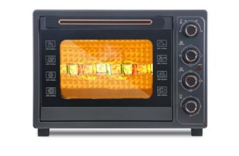 Pigeon Oven Toaster Grill 50 Liters OTG with Rotisserie, Oven Toaster and Grill for Grilling and Baking Cakes (Grey)