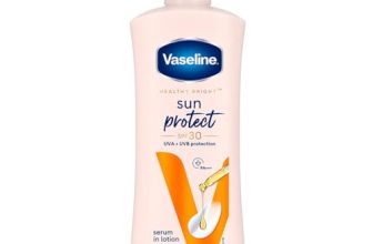 Vaseline Sun Protect SPF 30 Body Lotion, Reduces Tan Lines in 7 Days, UVA + UVB PA+++ Sun Protection, 600ml