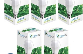Syska 9 W Basic Standard B22 LED Bulb(White, Pack of 5)