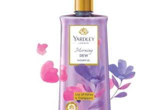 Yardley London| Shower Gel| Morning Dew| With Natural Oils Of Lily Of The Valley & Frangipani| No Parabens| No Silicones | 500ml