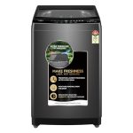 Haier 10.5 Kg Ultra Fresh Air, Oceanus Wave Drum 15 Min Quick Wash Fully Automatic Top Load Washing Machine, Dark Jade Silver (ETL105-CAFS8)