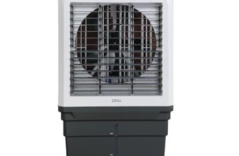 RR Signature Zello HC 70 LTR | Desert Air Cooler with High Air Delivery | Honeycomb Pads | 4-Way Air Deflection | Vertical Auto Swing | Castor Wheels | Inverter Compatibility |1 Year Warranty by RR