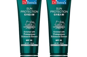 Dr Batra’s Sun Protection Cream Sunscreen spf 30, Enriched with Echinacea, Suitable for Indian condition, Prevention from skin ageing, 100g- Pack of 2