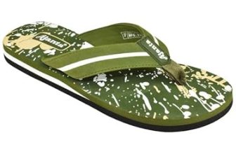 AJANTA Men’s Classic Ultra Soft Slippers with Cushioned Footbed | Comfortable, Lightweight, Waterproof & Anti-Skid Flip Flops | Stylish Everyday Wear for Adults, Gents & Boys