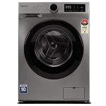 Panasonic 7 kg 5 Star Built-in Heater Fully Automatic Front Loading Washing Machine (NA-127MB3L01, Grey)