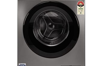Panasonic 7 kg 5 Star Built-in Heater Fully Automatic Front Loading Washing Machine (NA-127MB3L01, Grey)