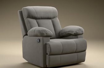 Green Soul Cloud | Single Seater Manual Recliner Sofa | Ultra Soft Suede Fabric | Recline & Relax (R1) | Oversized Leg Rest & Cushioned Lumbar (Grey)