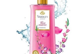 Yardley London| Shower Gel| Floral Essence| With Natural Floral Oils Of Iris & Violet| No Parabens| No Silicones | 250ml