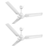 Havells 1200Mm Andria Energy Saving Ceiling Fan (4.2 stars, Pearl White, Pack Of 2)