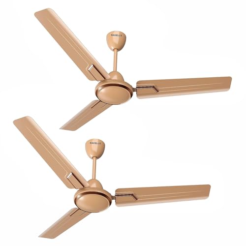 Havells 1200Mm Andria Energy Saving Ceiling Fan (4.2 stars, Pearl White, Pack Of 2)