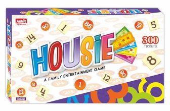 Ankit Toys and Games Housie 15″ Bingo Game – Classic Fun for Family & Friends | Perfect for Parties & Gatherings Fun Strategy & Educational Game for Kids & Adults