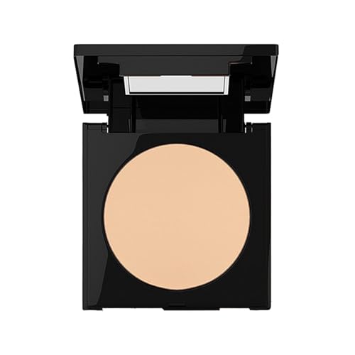 Maybelline New York Powder Foundation, Pressed Powder Compact, Mattifies Skin,Sensitive, Incl. Mirror and Applicator, Fit Me, 330 Toffee, 8.5g