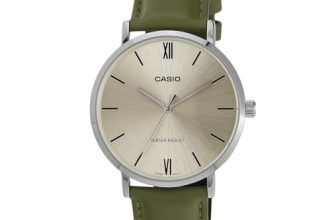 Casio Enticer Men Analog Green Dial Men MTP-VT01L-3BUDF (A2320)